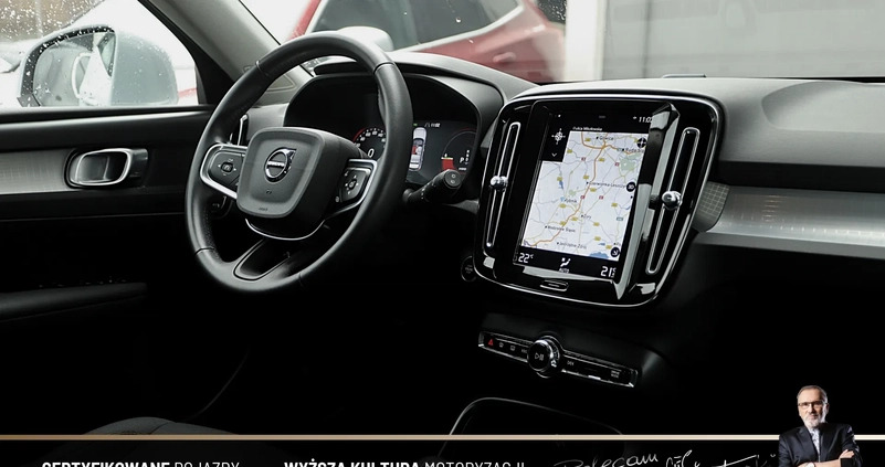 Volvo XC 40 cena 139898 przebieg: 44296, rok produkcji 2021 z Strzegom małe 497